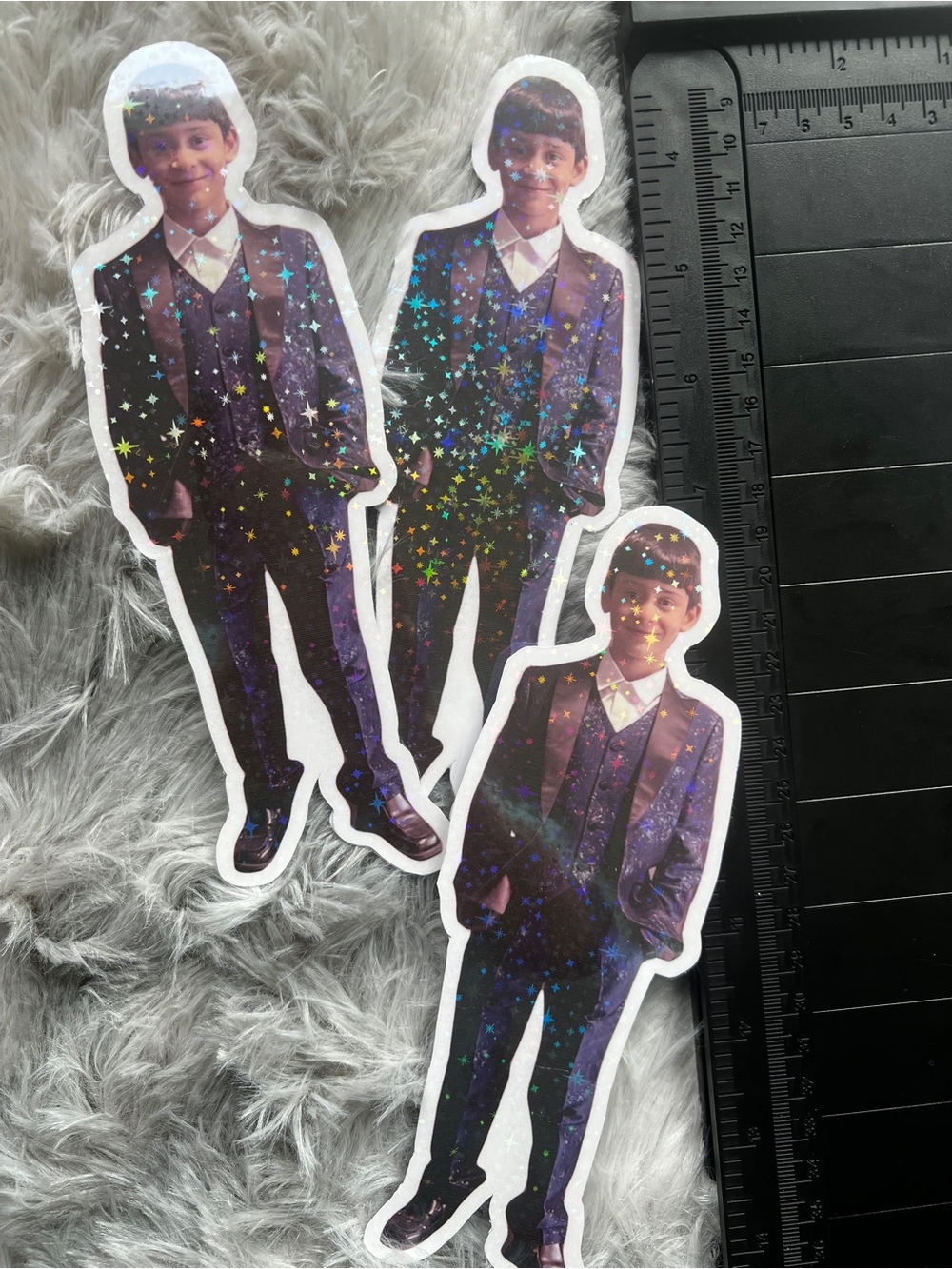 7 inches Holographic Sticker (personalized)